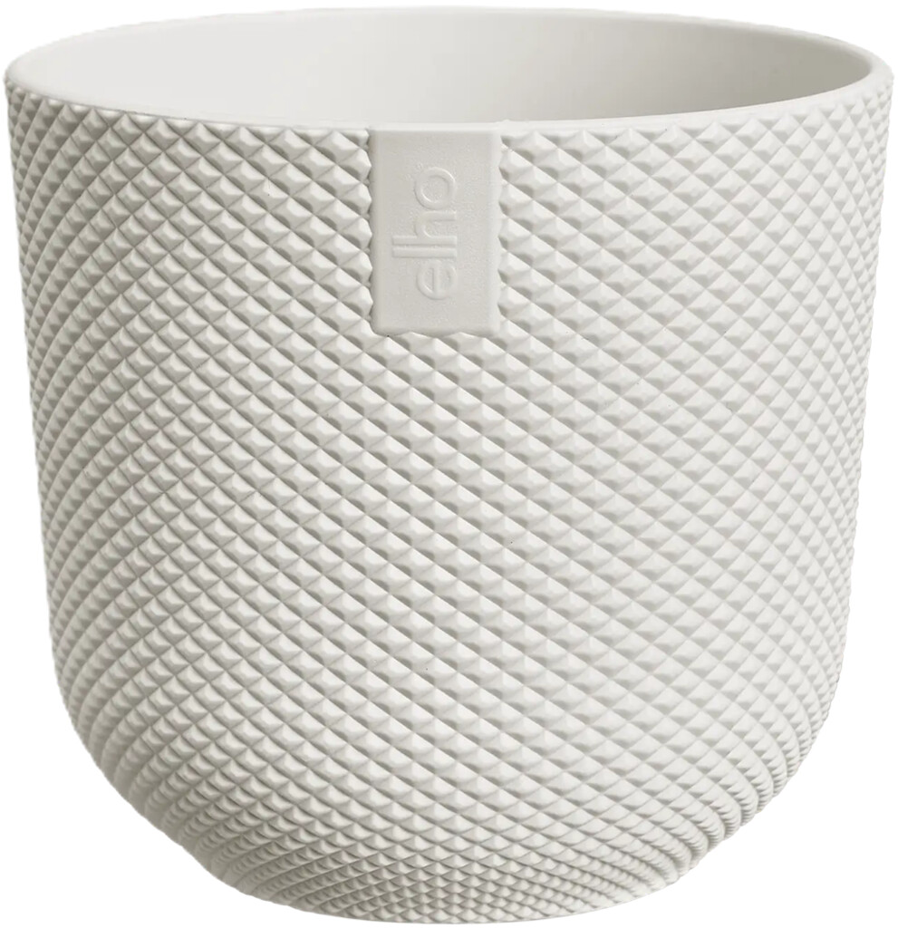 Pot de fleurs Jazz rond mini 7cm blanc soie