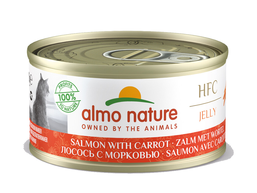 HFC Jelly - saumon avec carotte 70g