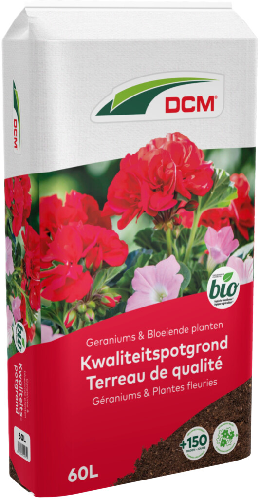 Terreau géraniums et plantes fleuries 60L