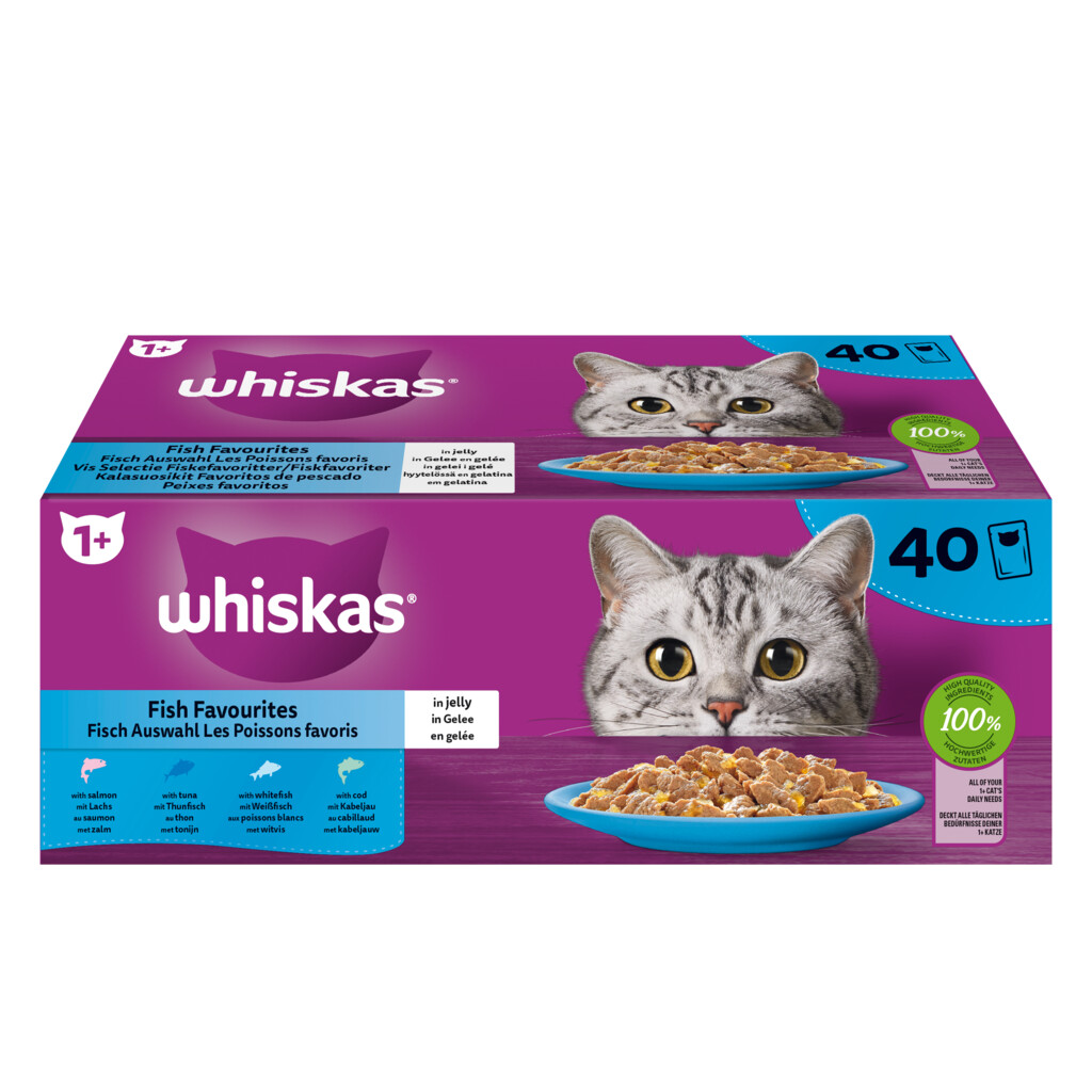 Sélection de poisson en gelée 1+ (40 x 85g)