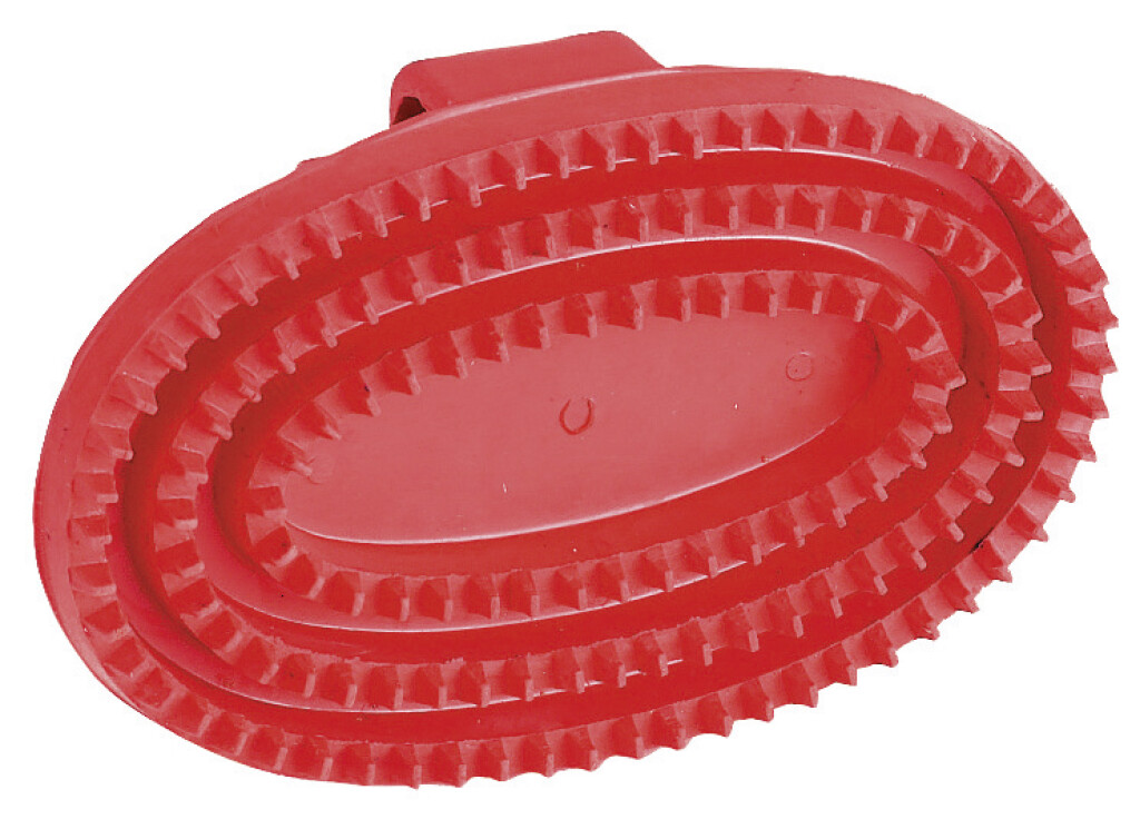 Rubber roskam ovaal rood