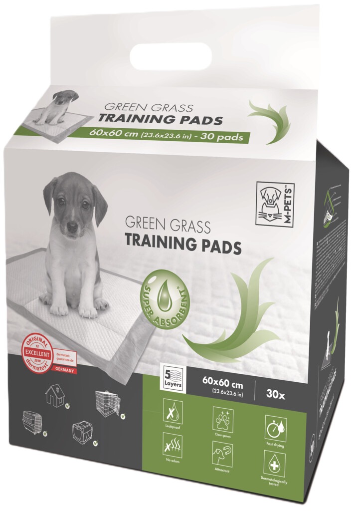 Puppy Training Pads Green Grass 60x60cm