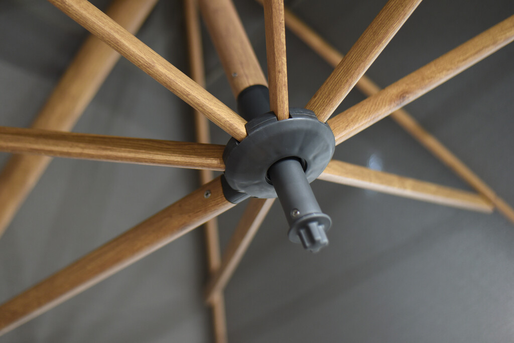 Siesta Premium 3x3 mètre - aspect bois - gris charcoal