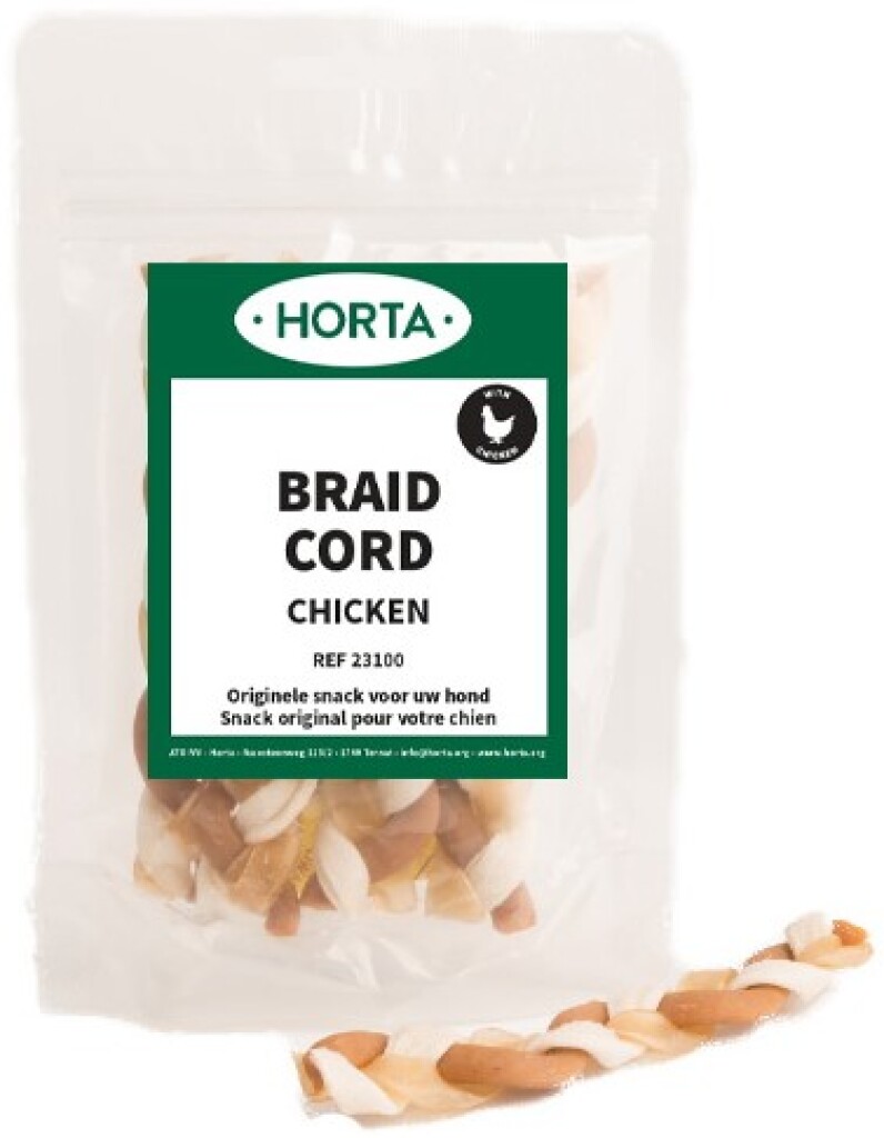 Chicken Braid S 13 cm 4 stuks Chicken Braid S 13 cm 4 stuks