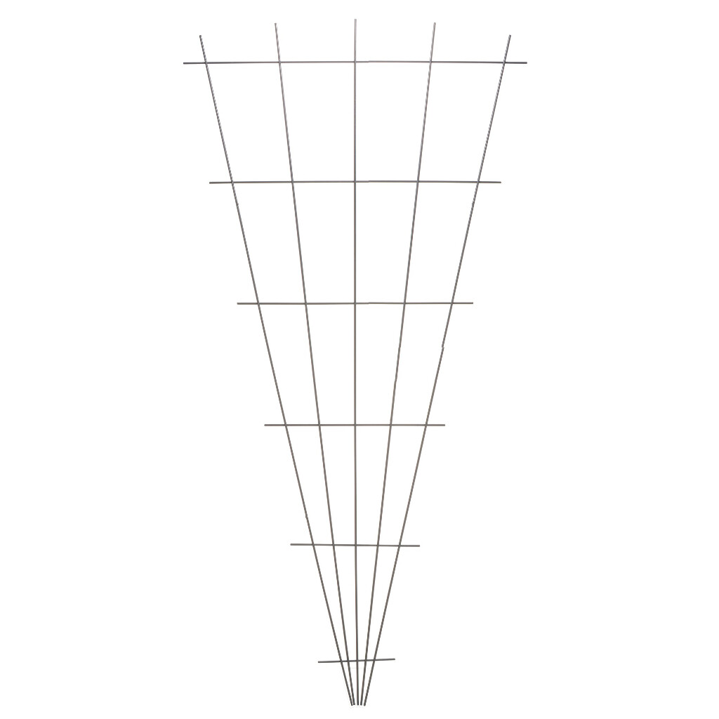 Metalen klimrek verzinkt geplastificeerd grijs h145 x 5/75 cm