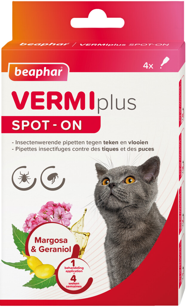 Vermiplus Spot-On kat & kitten 4x0,6ml