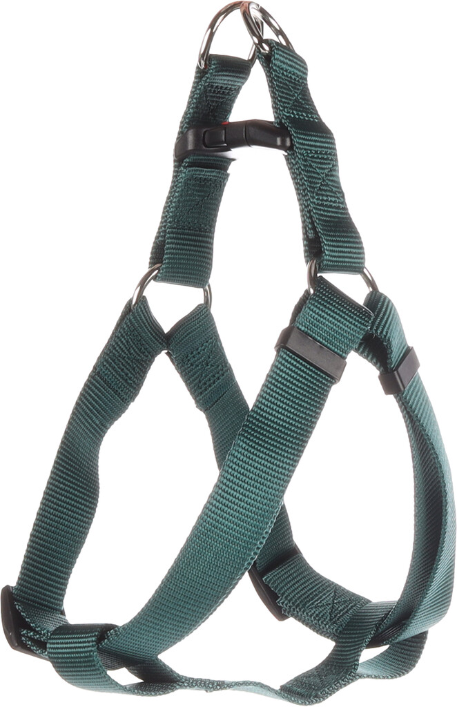 Harnais Step&Go Ziggi Vert Foncé L 40-70 cm 25 mm 