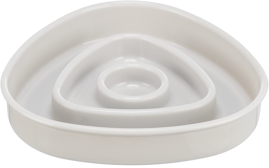 Slow Feeding gamelle, en plastique/TPR 0,35L gris