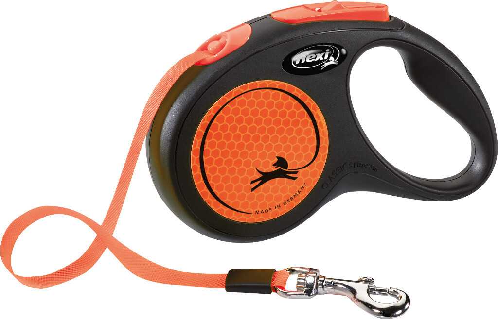 Laisse New Neon Sangle Orange S 5m