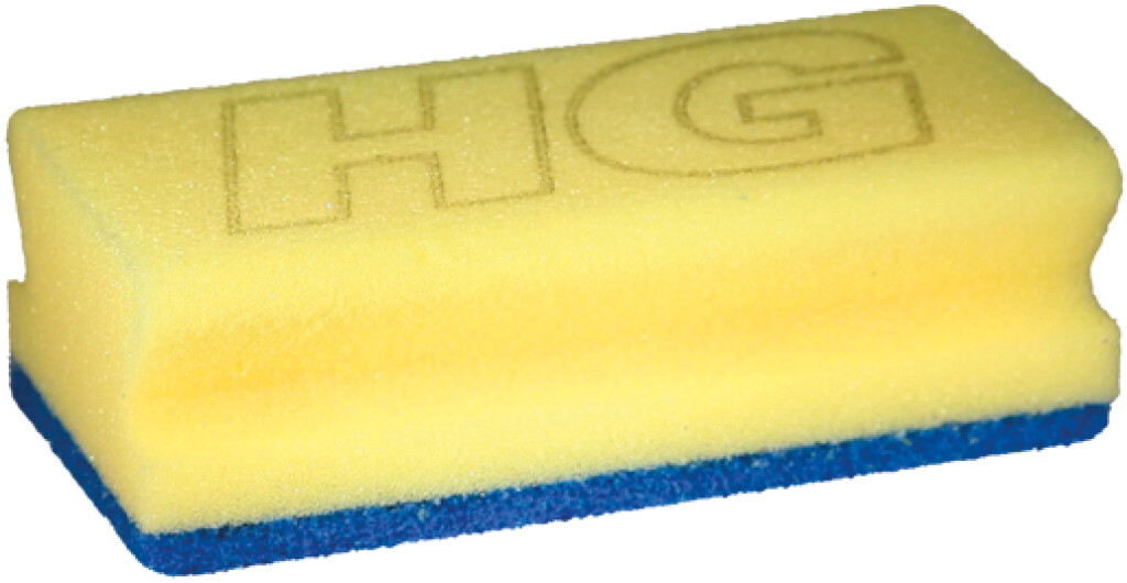 Sanitairspons blauw/geel Sanitairspons blauw/geel