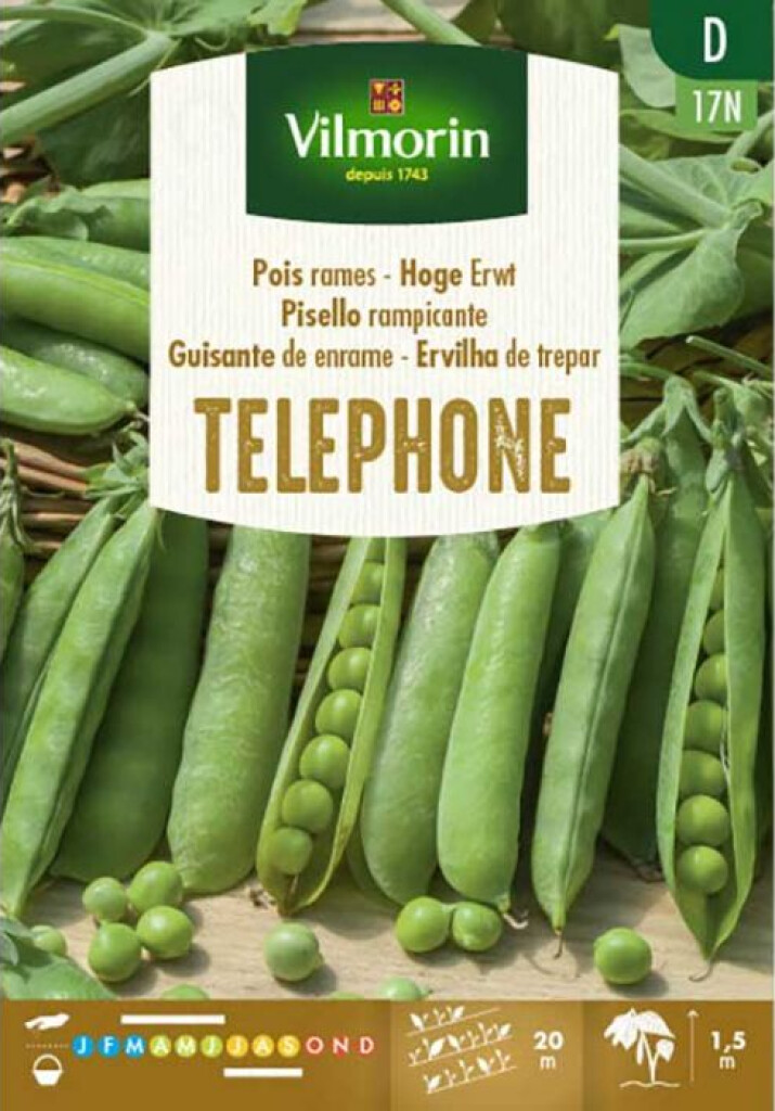 Hoge Erwt Téléphone 150g