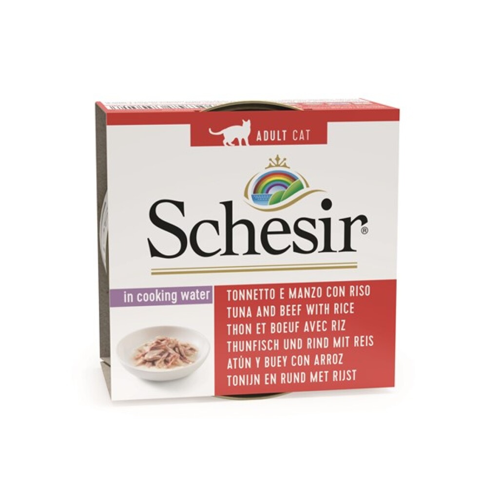 Chat 85g - RIZ AU THON ET AU BŒUF (eau de cuisson)