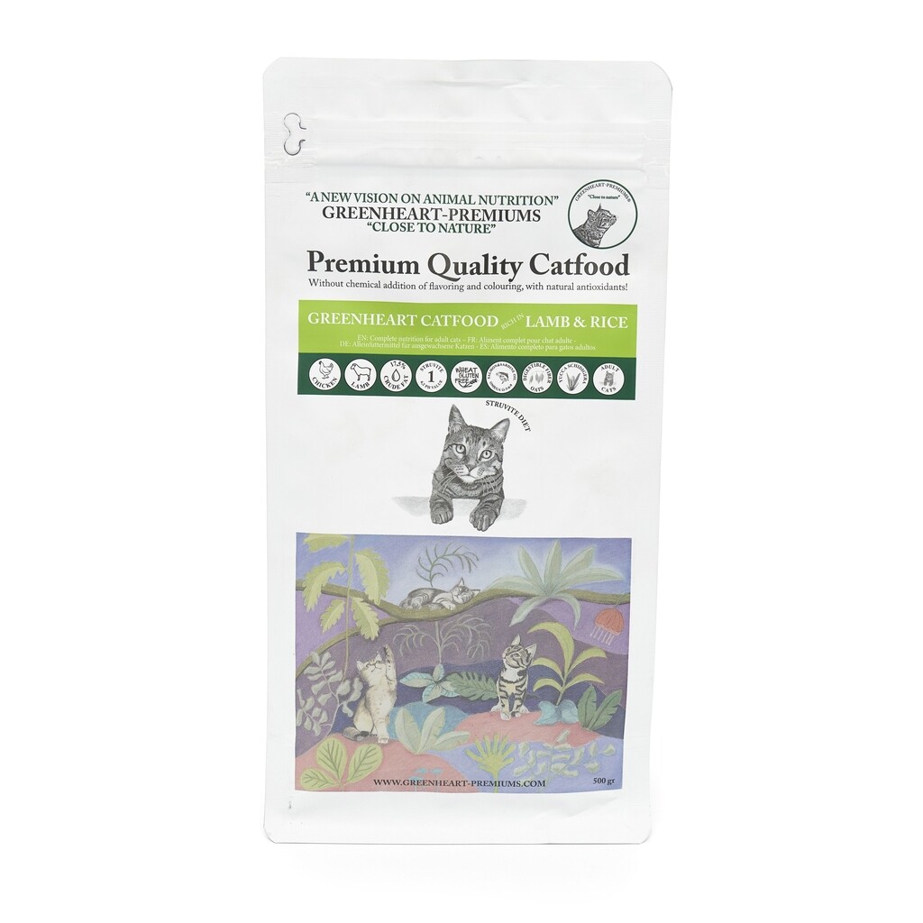 Catfood Lamb & Rice 500g