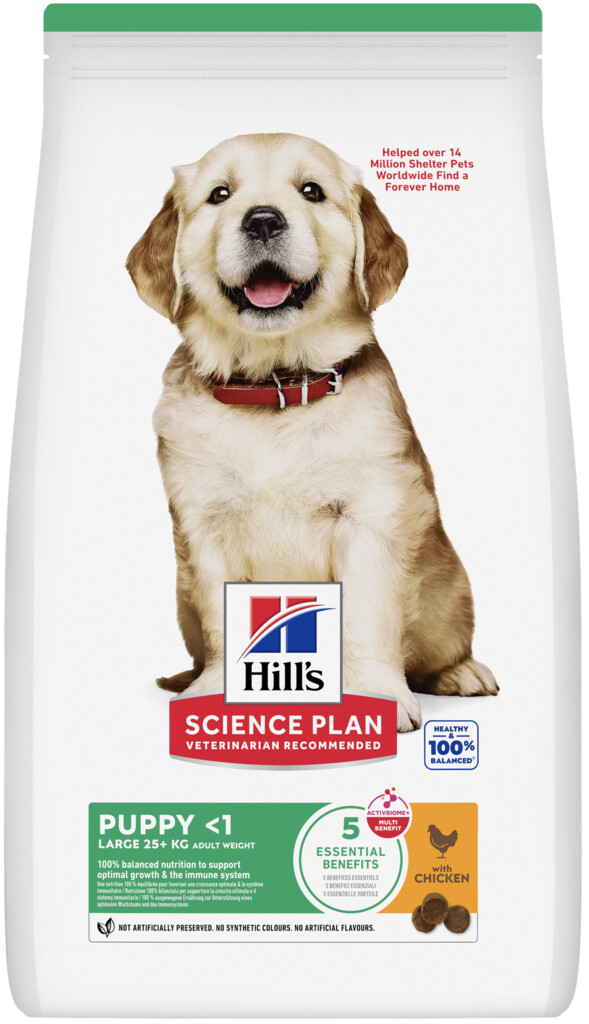 Science Plan Puppy croquettes pour chiot de grande taille au poulet 12kg