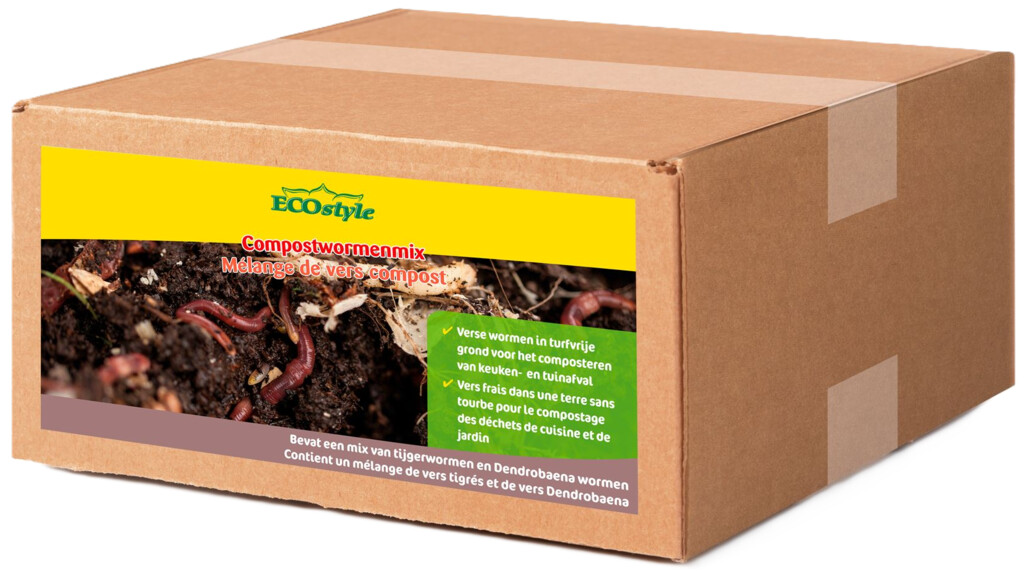 Mélange de vers frais pour compostage 1 kg