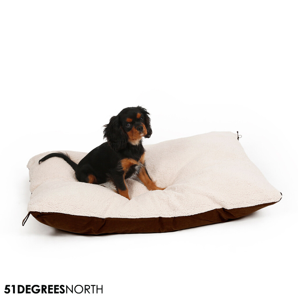 Sheep - coussin beige/brun S