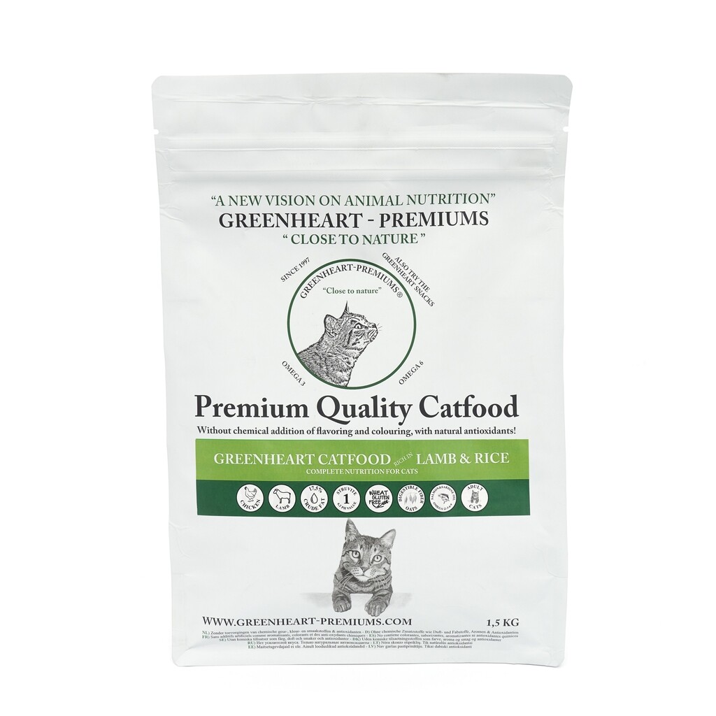Catfood Lamb & Rice 1,5kg