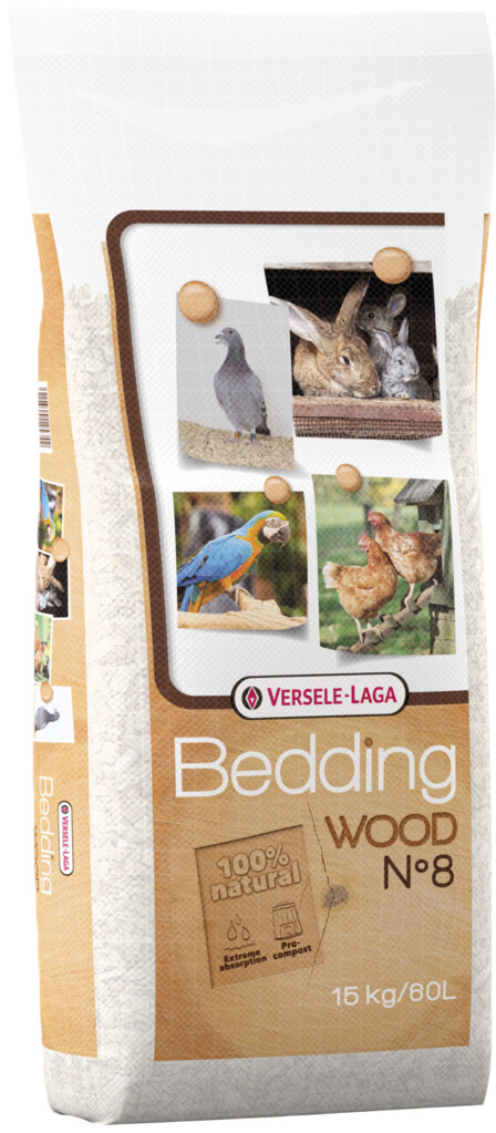 Wood Bedding n° 8 60 L 15 kg
