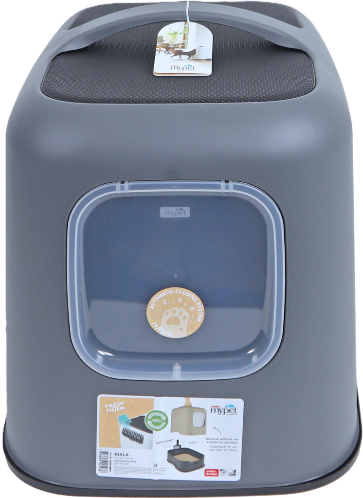 MyPet Biala 51 x 39.5 x 44. 3 - Toilette pour chat  - anthrazite