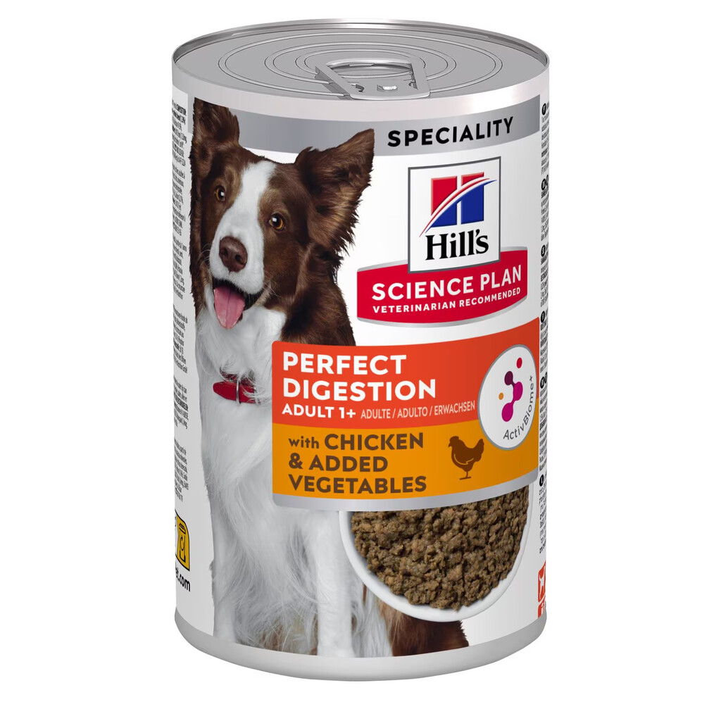 Canine Adult Perfect Digestion hondenvoer nat met kip & toegevoegde groenten 363g