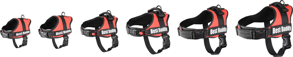 Harnas Best Buddy Pluto Rood XL
