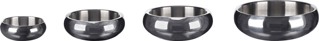Gamelle pour la nourriture et l'eau Muna argent L