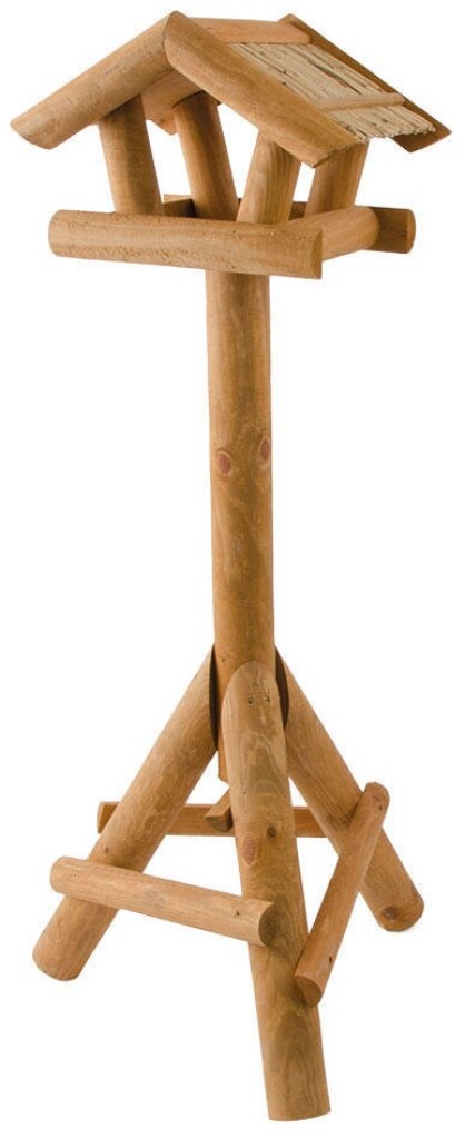 Natuurpunt Larix voederhuis riet dak