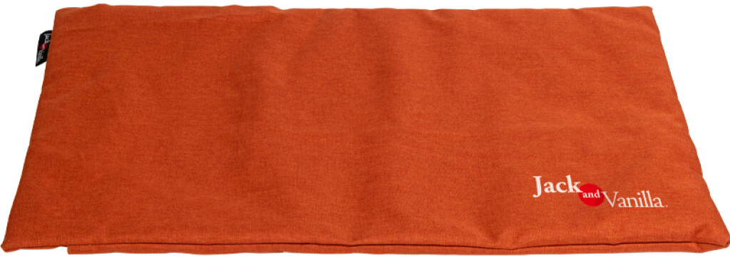 Waterproof benchkussen oranje M