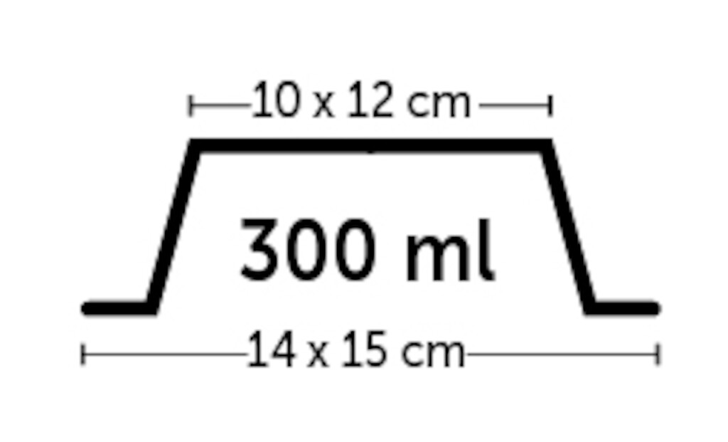 Gamelle pour la nourriture et l'eau Leno Classic n°1 300ml