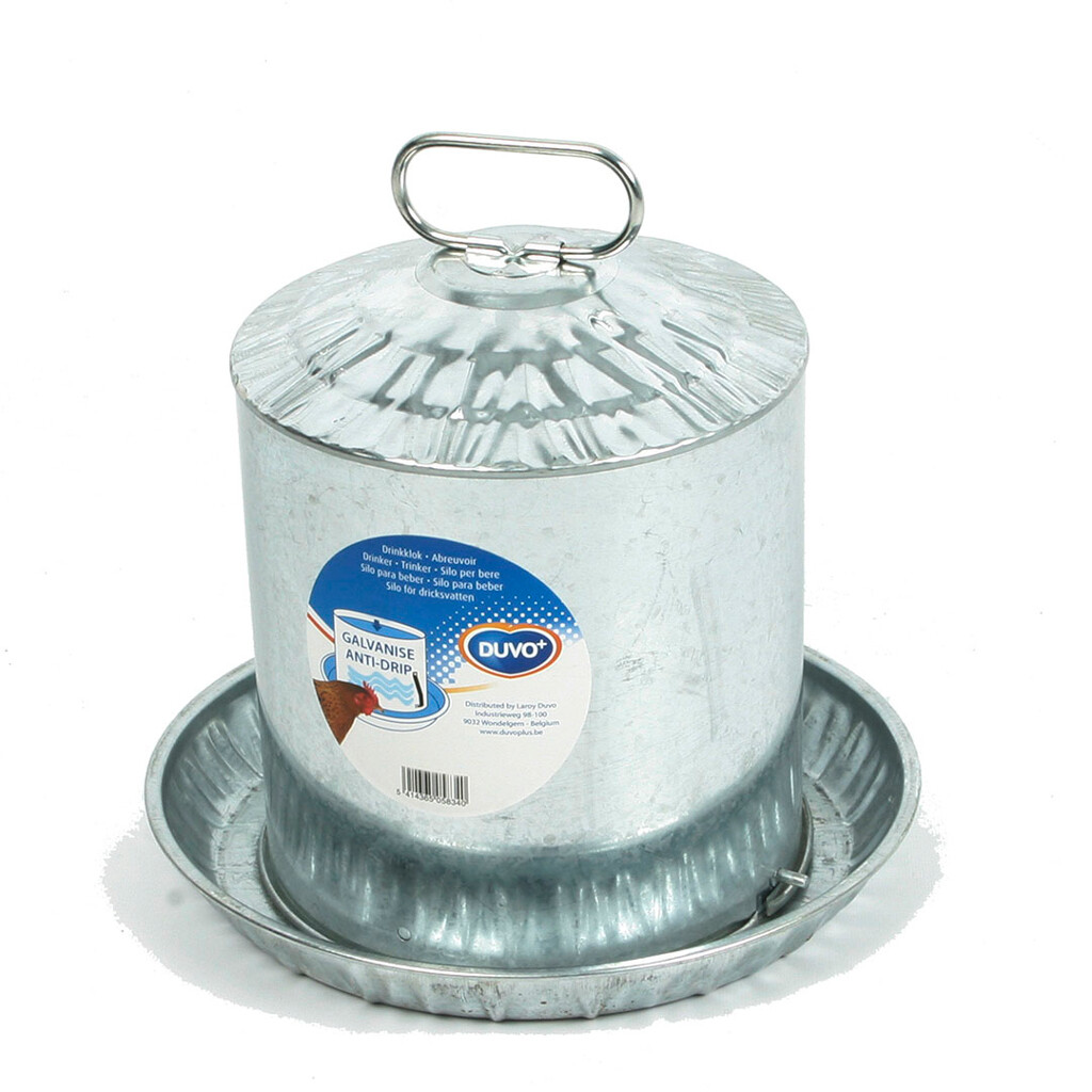 Drinkklok gegalvaniseerd 10L Drinkklok gegalvaniseerd 10L