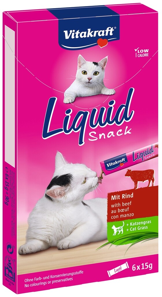 Liquid Snack bœuf et inuline 6x15g