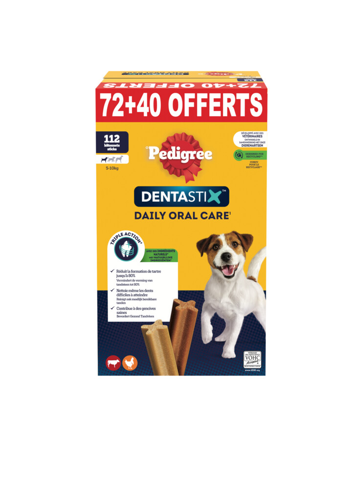 Dentastix klein 72 + 40 promopack Dentastix klein 72 + 40 promopack