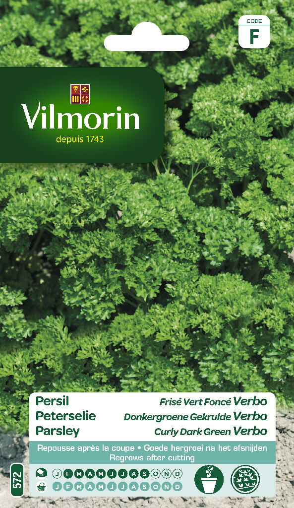 Peterselie Verbo Donkergroene Gekrulde 15g Peterselie Verbo Donkergroene Gekrulde 15g
