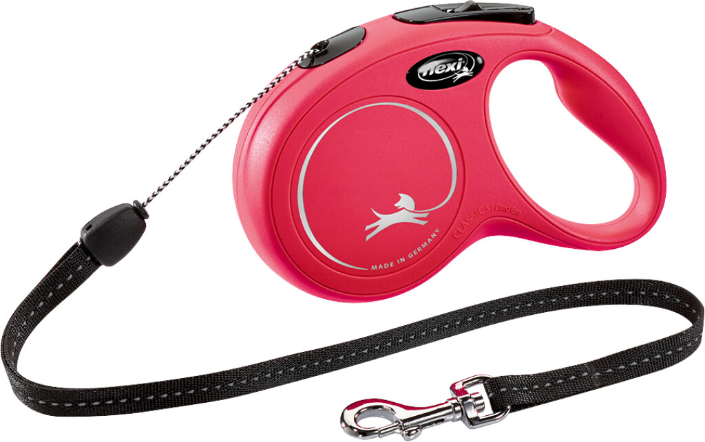 Classic Laisse Corde Rouge S 8 m