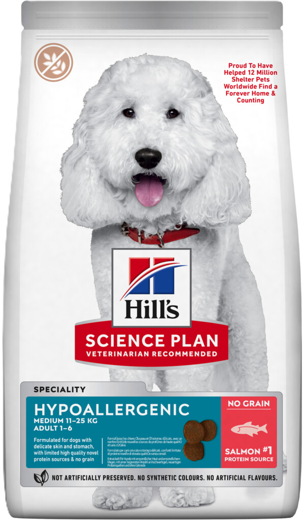 SP Hypoallergenic - croquettes pour chien adulte - Races Moyennes au saumon 2,5kg