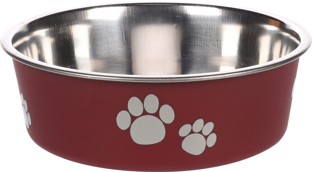 Gamelle pour la nourriture et l'eau Kena rouge ⌀ 14cm