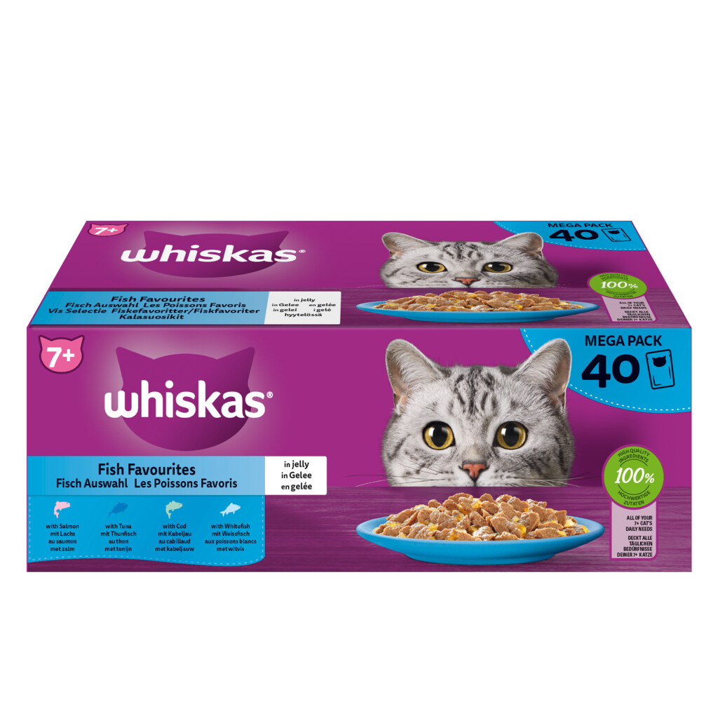 Sélection de poisson en gelée senior 7+ (40 x 85g)