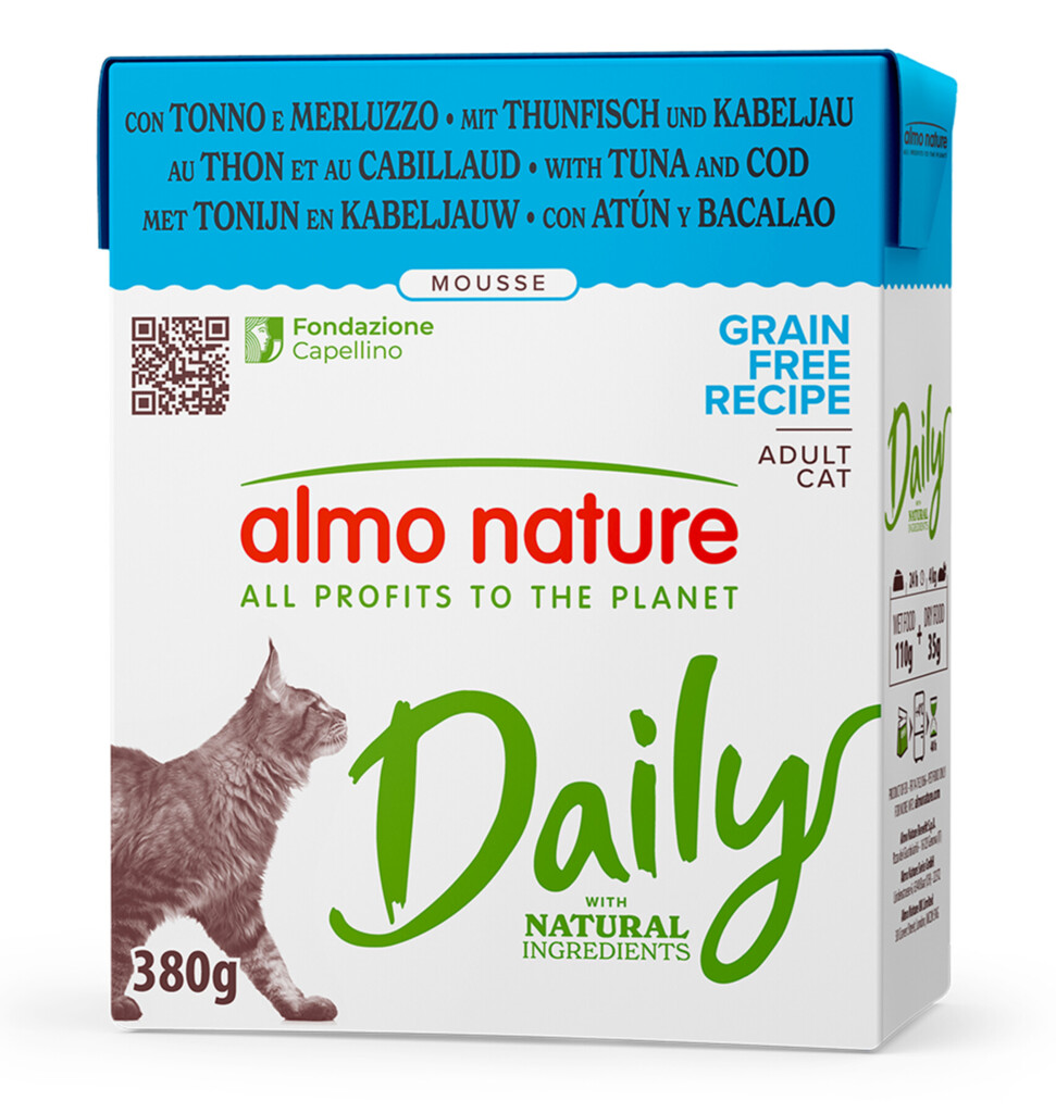 Daily Cats thon et cabillaud 380g