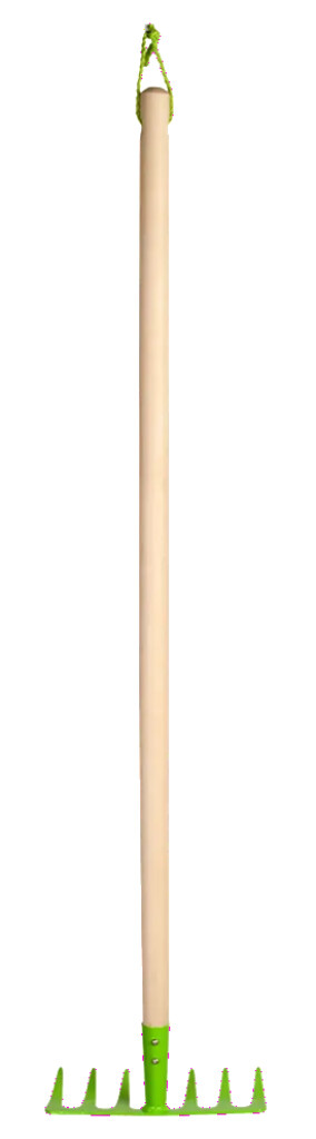 Râteau pour enfant vert