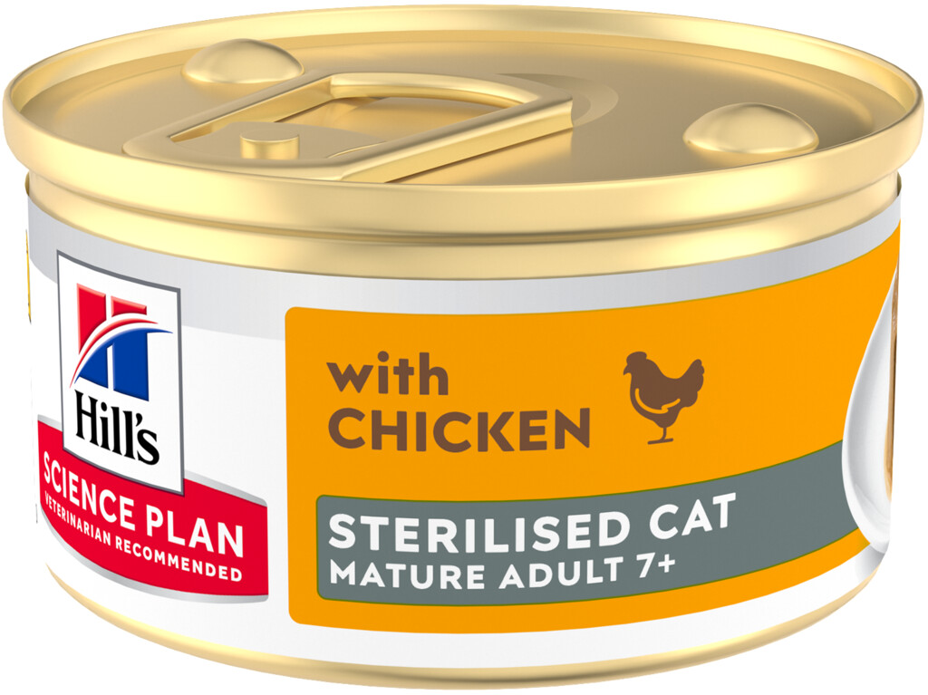 Science Plan sterilised mature adult chicken mousse 85g