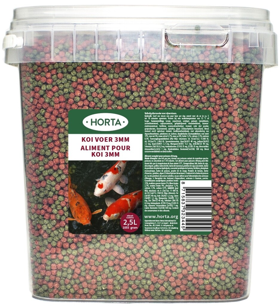 Nourriture pour koi 3 mm/1055g Nourriture pour koi 3 mm/1055g
