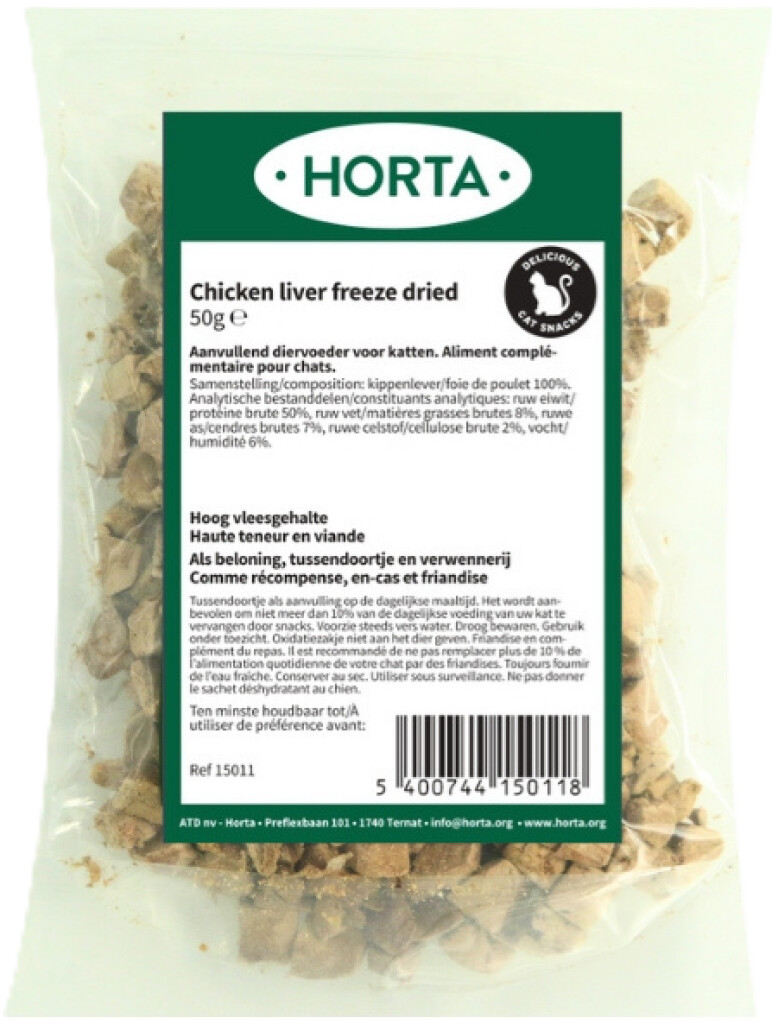 Chicken liver freeze dried 50g