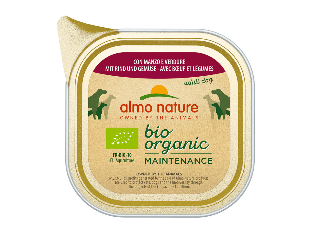 Bio Organic Maintenance boeuf et légumes 100g Bio Organic Maintenance boeuf et légumes 100g