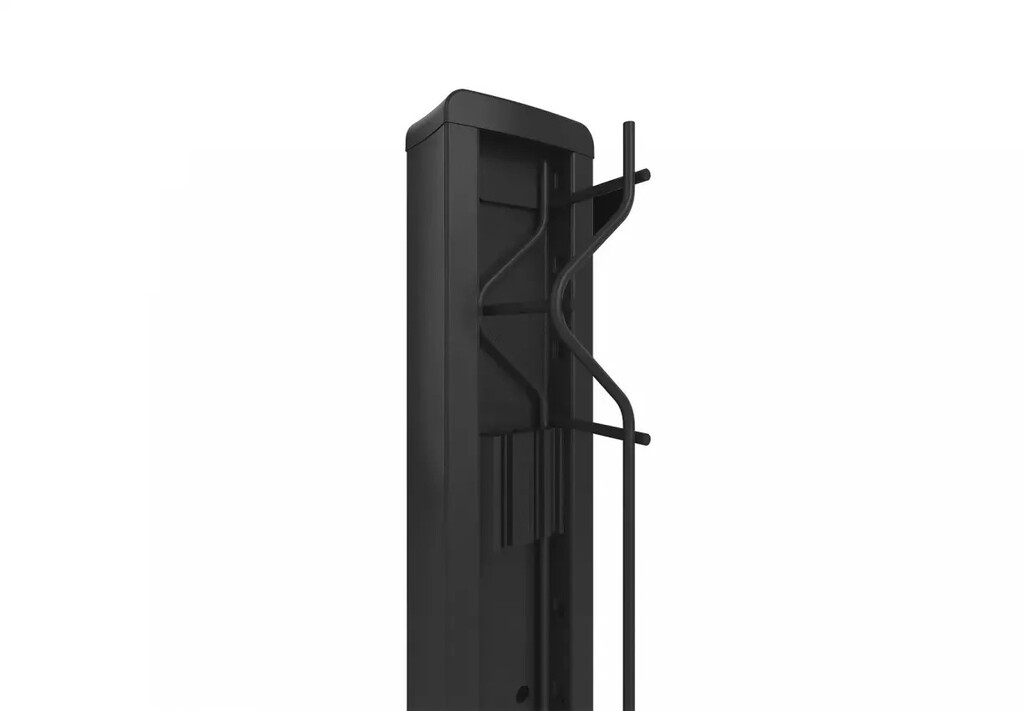 Poteau Axyle-noire-9005-2m40 Poteau Axyle-noire-9005-2m40