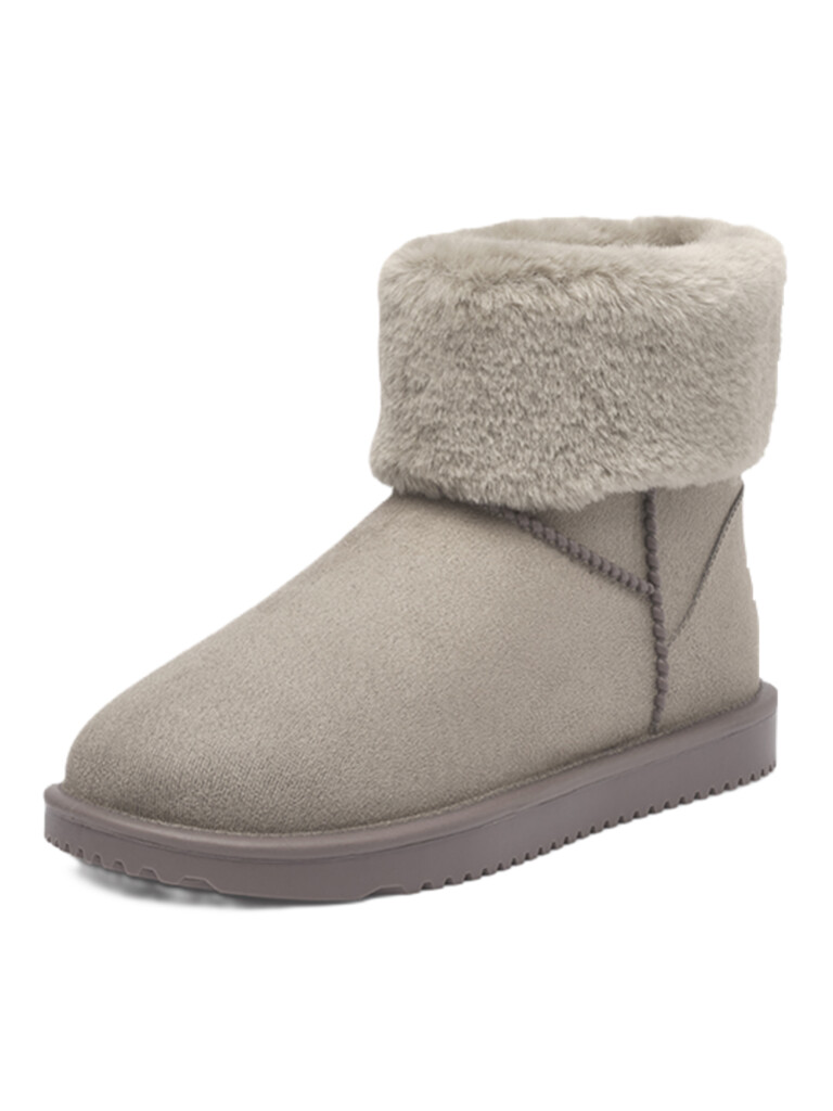 NV07 botte fourrée femme taupe 39