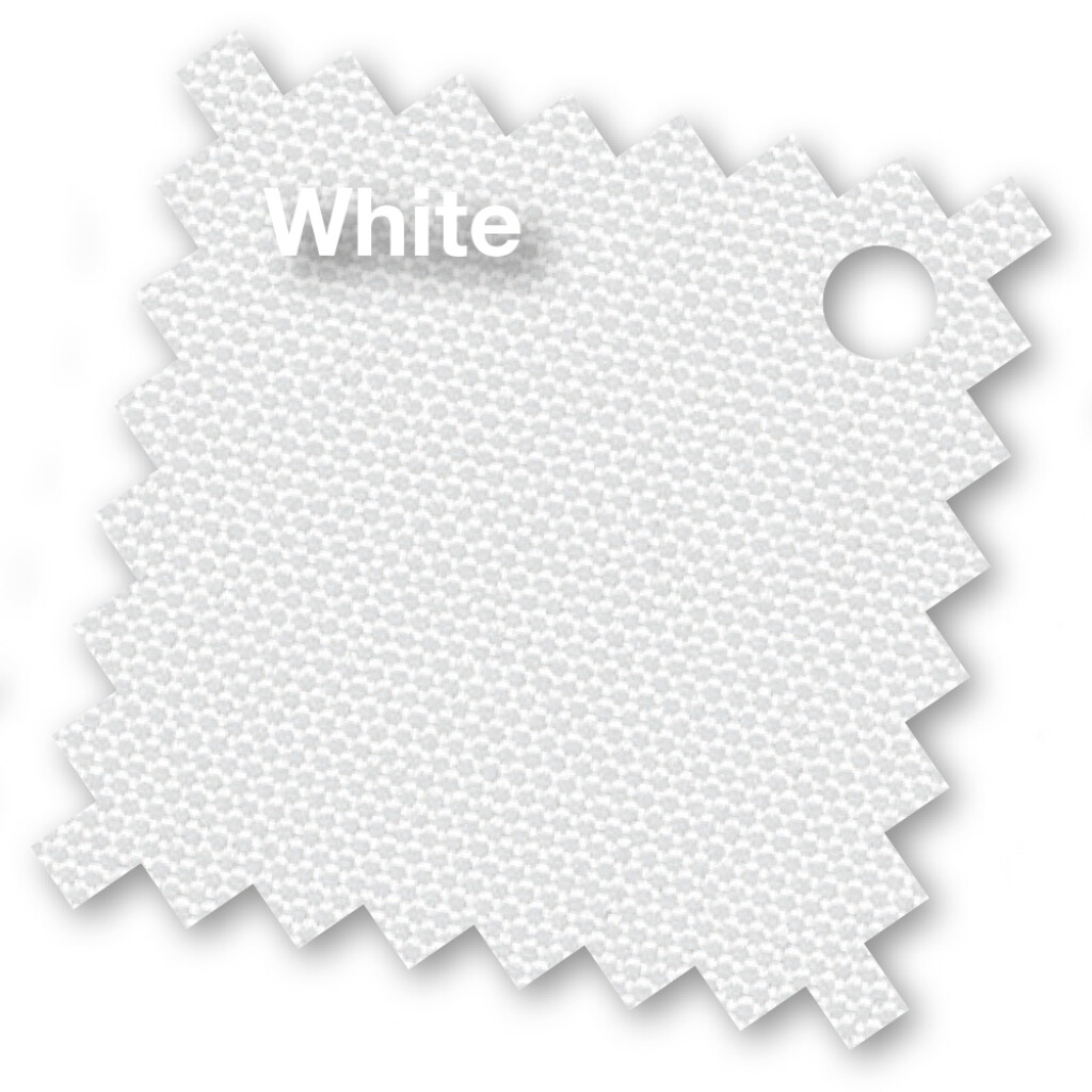 Riva Ø3,0 - Châssis anthracite / tissu blanc