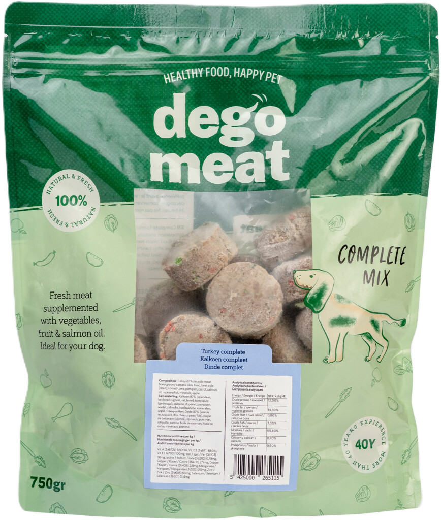 Nugget kalkoen compleet 750g