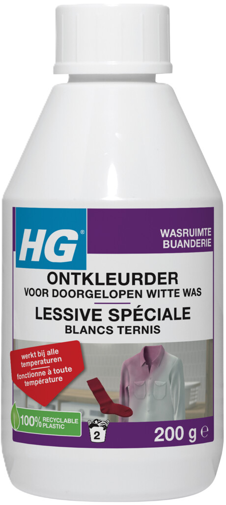 Ontkleurder doorgelopen witte was 200g Ontkleurder doorgelopen witte was 200g