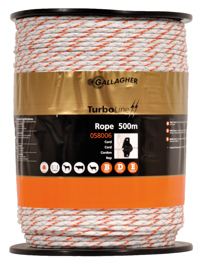 Turboline cord wit 500m