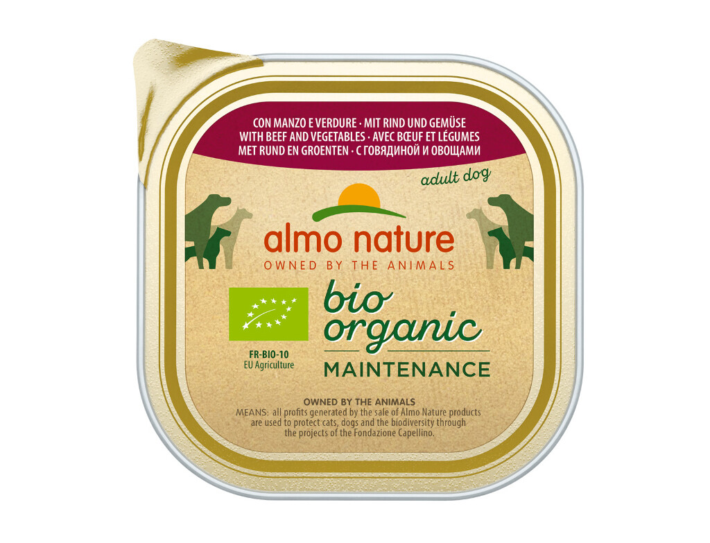 Bio Organic Maintenance rund en groenten 300g Bio Organic Maintenance rund en groenten 300g